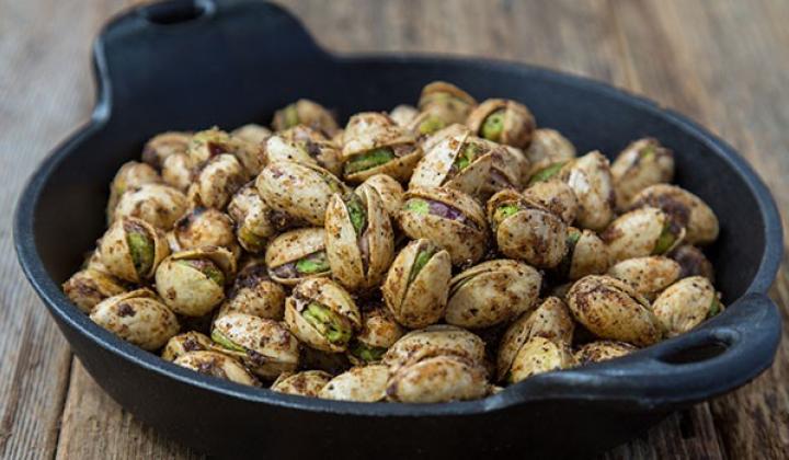 Creole Black Skillet Pistachios by Chef Tory McPhail